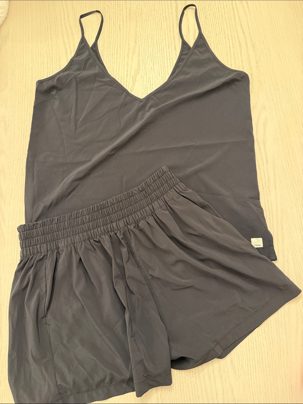 Vuori Black Villa Woven Shirt & Shorts